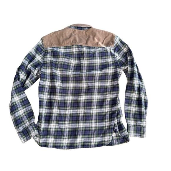 Allsaints Spitalfields ExMoor Button Down Shirt Flannel Corduroy Slim Fit Large - Picture 2 of 8